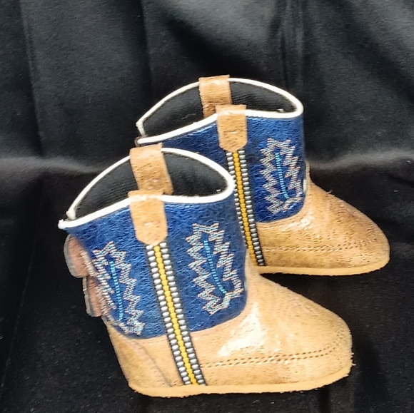 Old west infant girl boots size 2.0 - Picture 4 of 6